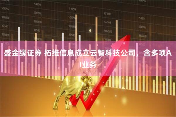 盛金緣證券 拓維信息成立云智科技公司，含多項AI業(yè)務(wù)
