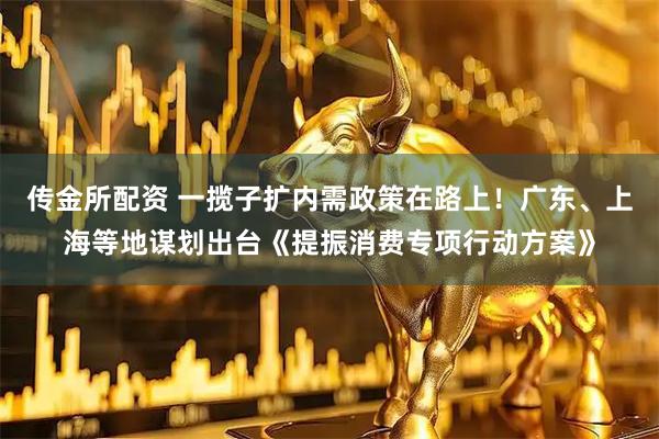 傳金所配資 一攬子擴內需政策在路上！廣東、上海等地謀劃出臺《提振消費專(zhuān)項行動(dòng)方案》